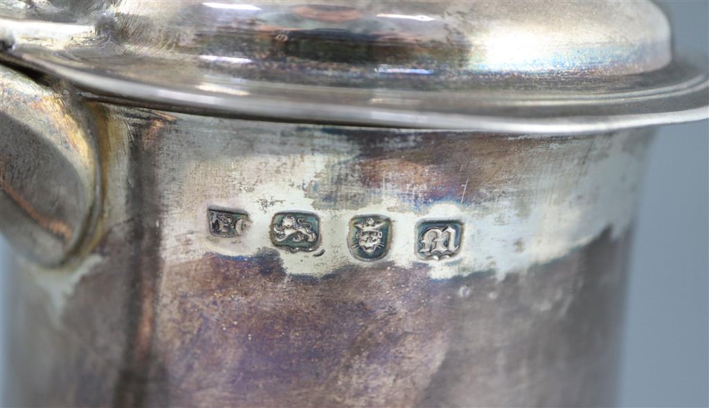 A George III silver tankard by Francis Crump,